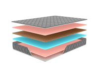 Матрас Димакс Оптима ролл Массаж Лайт (графит) 