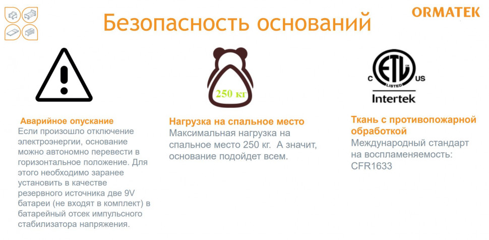 Основание трансформируемое Орматек Basic Concept