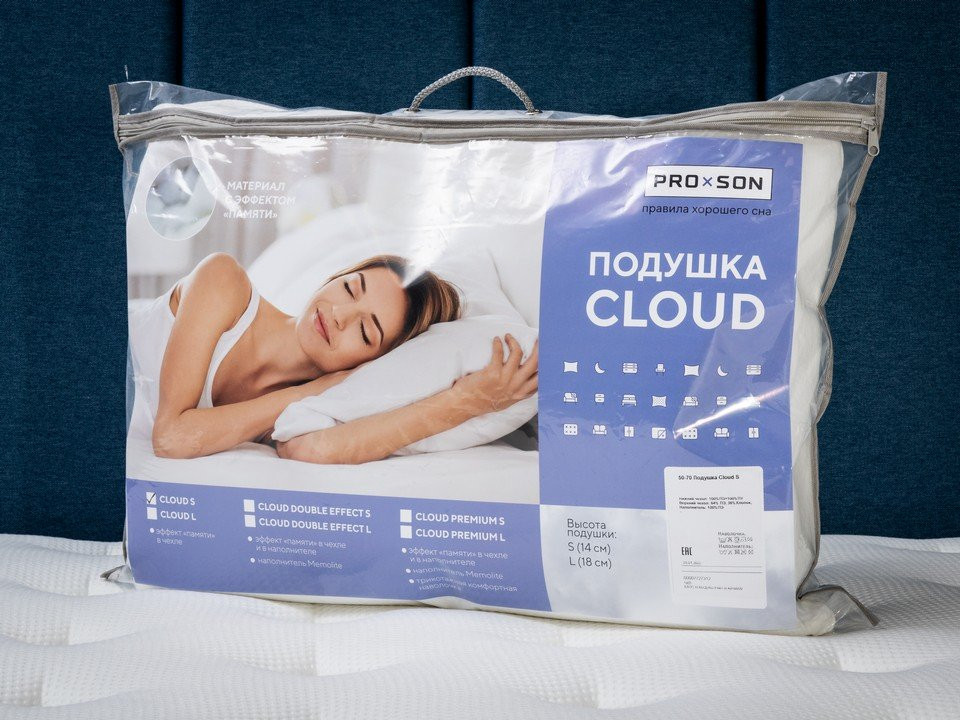 Подушка PROxSON Cloud S