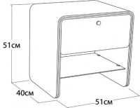 Тумба прикроватная Орматек Zara Classic 36(1)