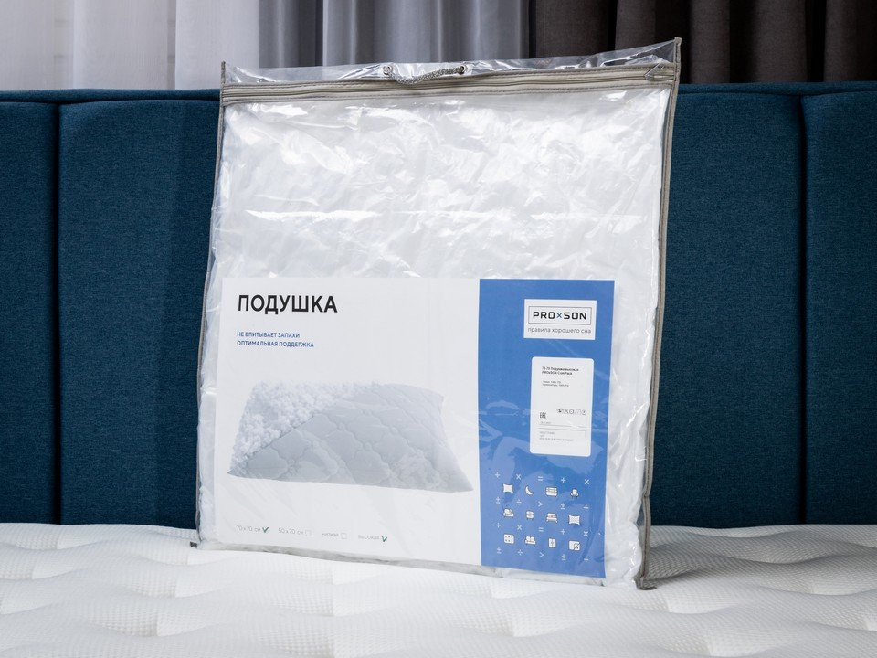 Подушка PROxSON высокая ComPack